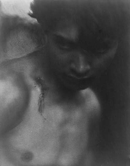 Saint Sebastian with wounded chest. ca. 1906