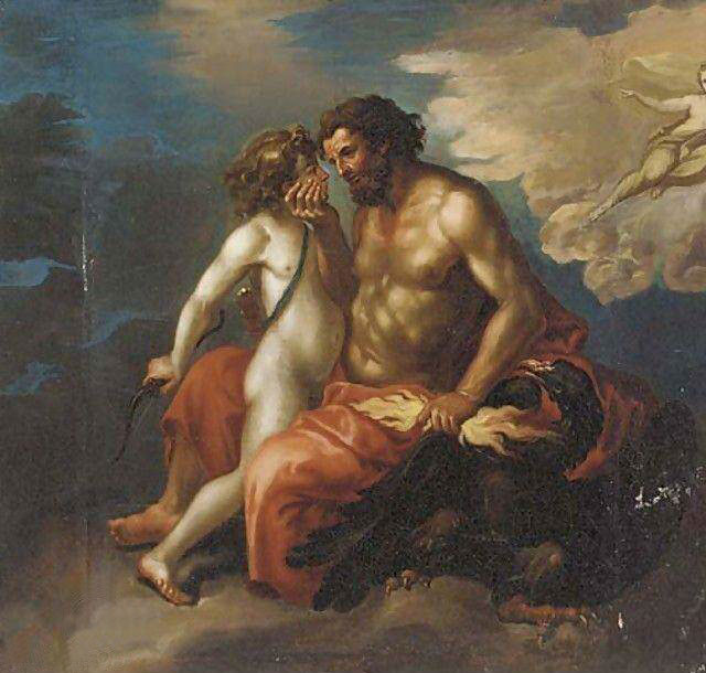 Albani Francesco. Jupiter and Ganymede 1633