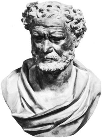 Demaratos. Bronze statue in the Naples Museo Archeologico ca. 550 BC