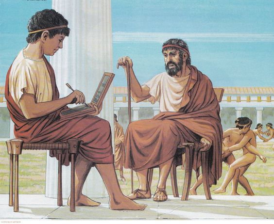 Greek School in Ancient Athens. Peter Connolly