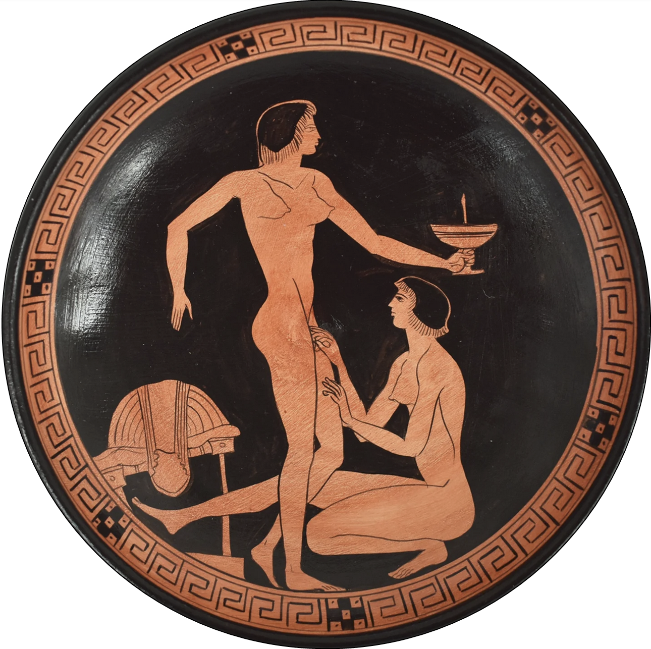 Tarquinia NAM. Lesbians by Apollodoros ca. 475. Replica