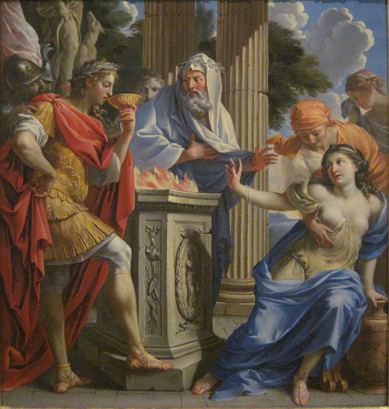 Poerson Charles. The poisoning of Kamma and Synorix in the temple of Artemis. 17th