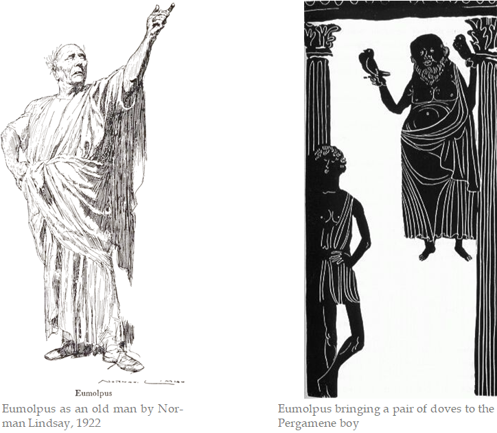 Petronius. Eumolpus x2