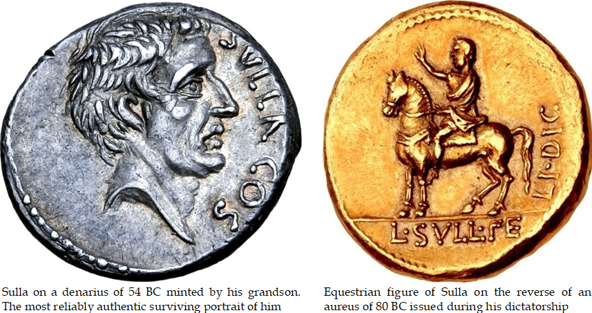 Sulla denarius  aureus