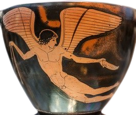 Basle Antikenmuseum. Eros lekythos ca. 450