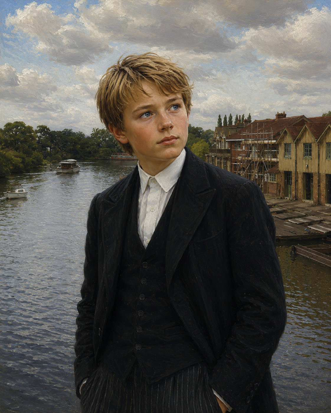 Eton. A. on Windsor Bridge