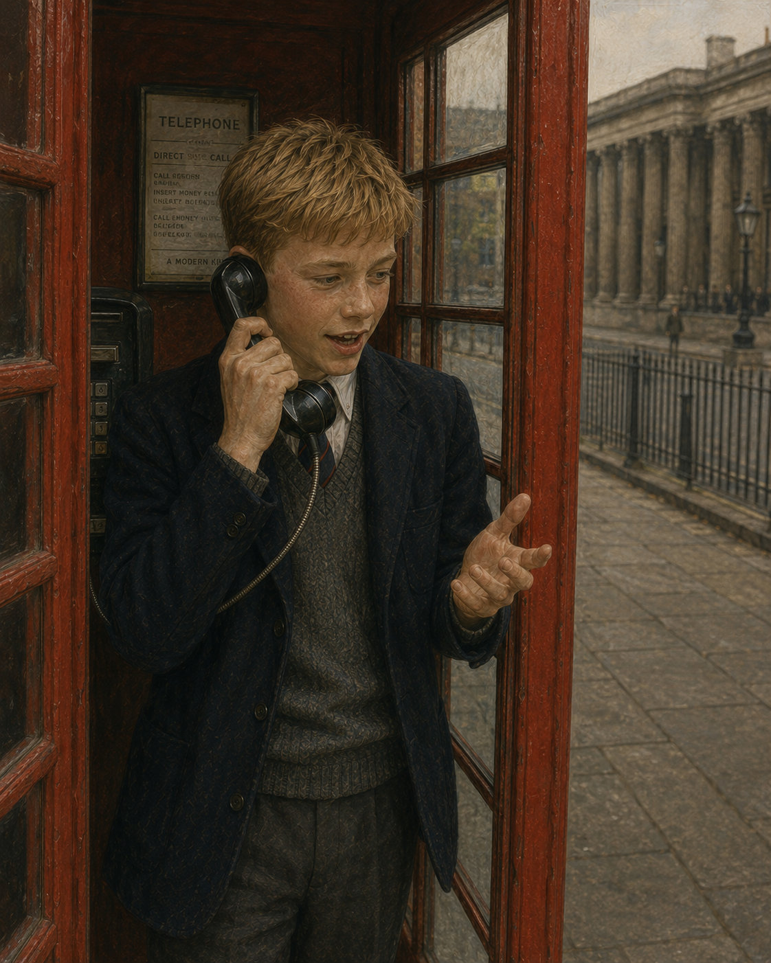 Tomkins. 10b Phoning from near the BM