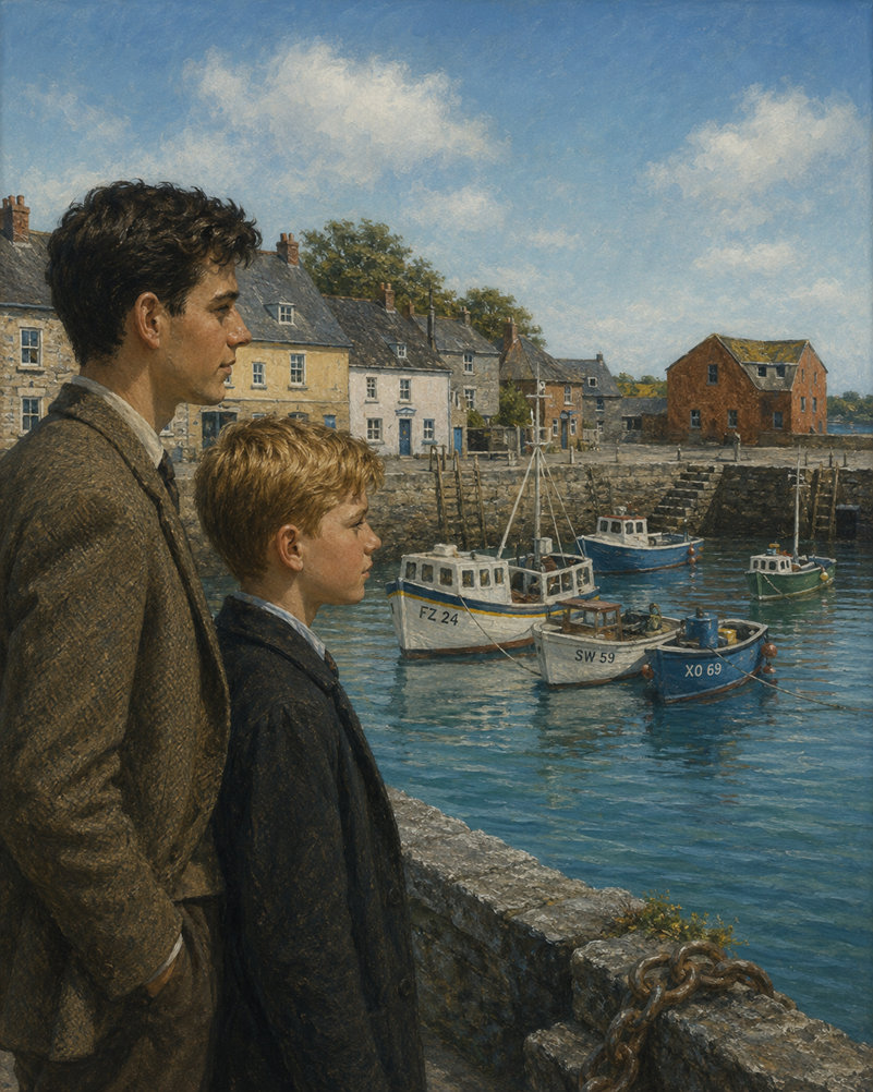 Tomkins. 5e Allan Thomas in Padstow harbour