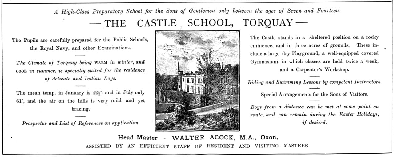 Torquay. The Castle School