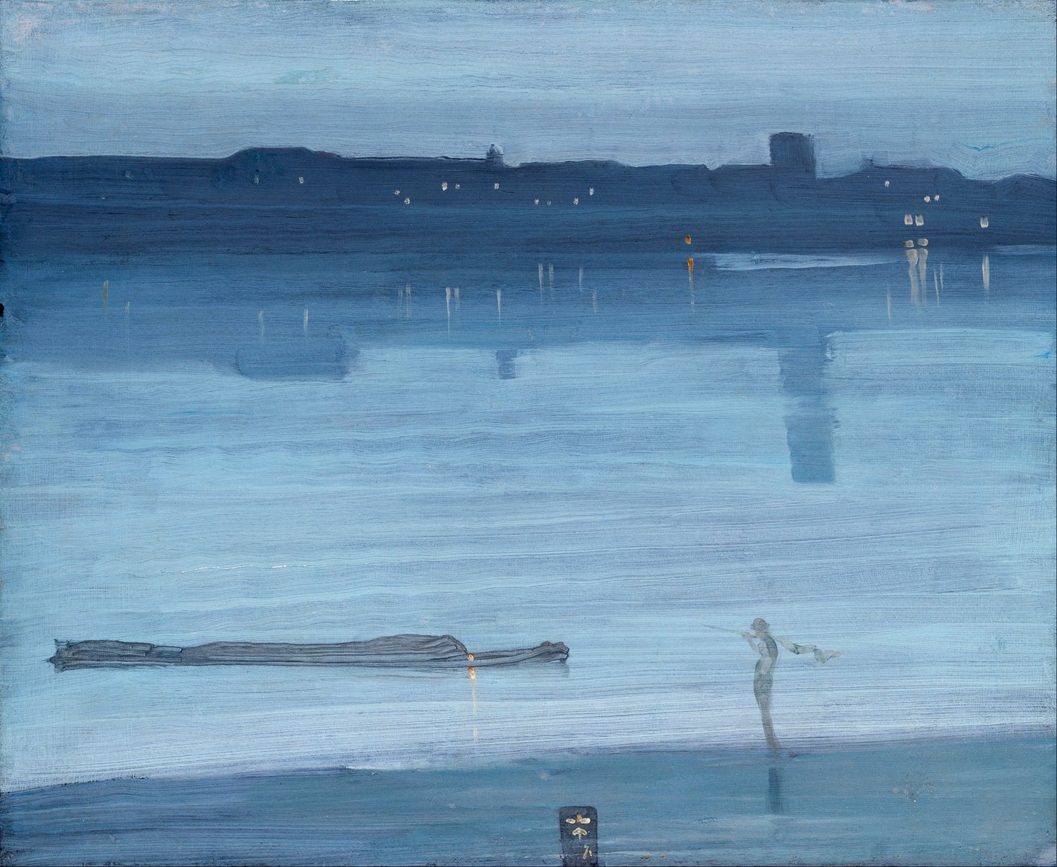 Whistler Jas. McNeill. Blue and Silver   Chelsea. 1871 U
