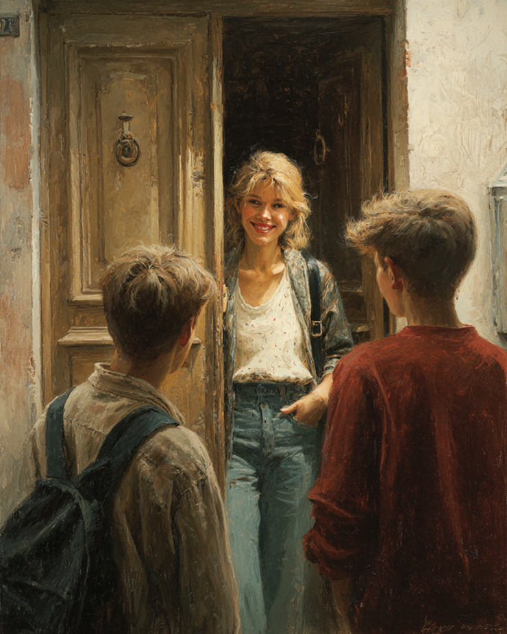 13  17 bros. visit woman France 1980 d1