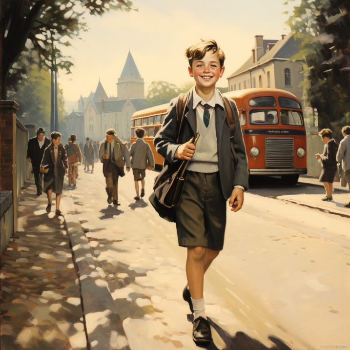 13 walking to school 1960 d1