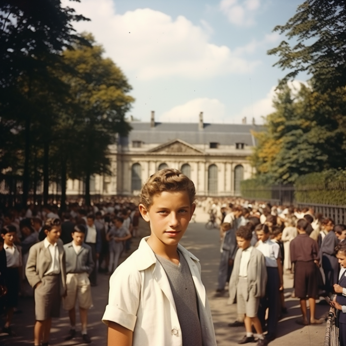 14 in tennis club Paris 1955 d2 U