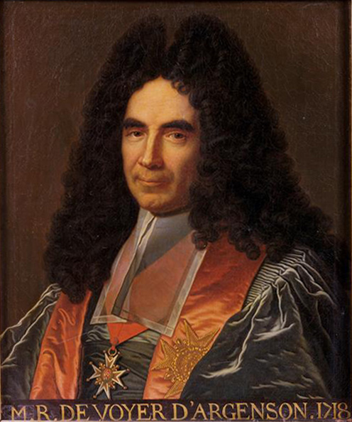 Argenson. Anon. portrait in Chateau de Versailles
