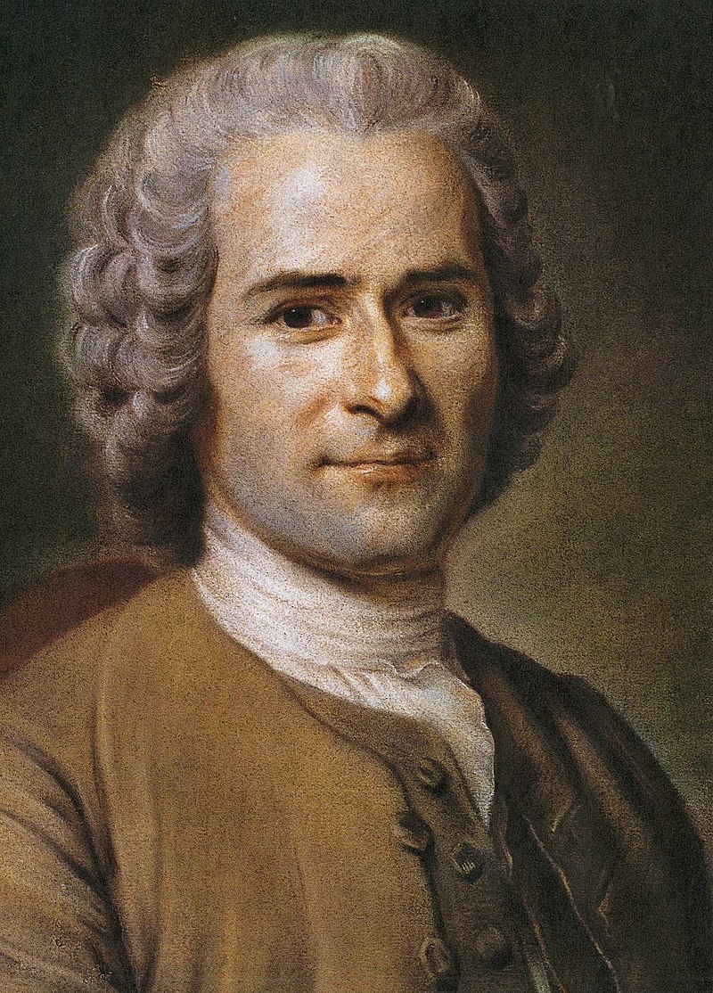 Roussea J J by Quentin de La Tour 1753