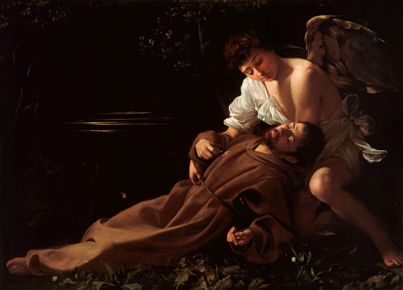 Caravaggio. Saint Francis of Assisi in Ecstasy. ca. 1595