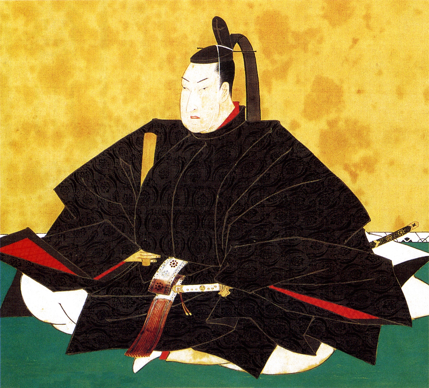 Tokugawa Tsunyaoshi by Tosa Mitsuoki  17th