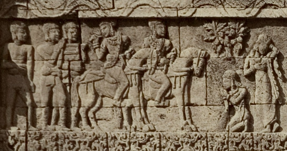 Javanese soldiers temple relief 1347