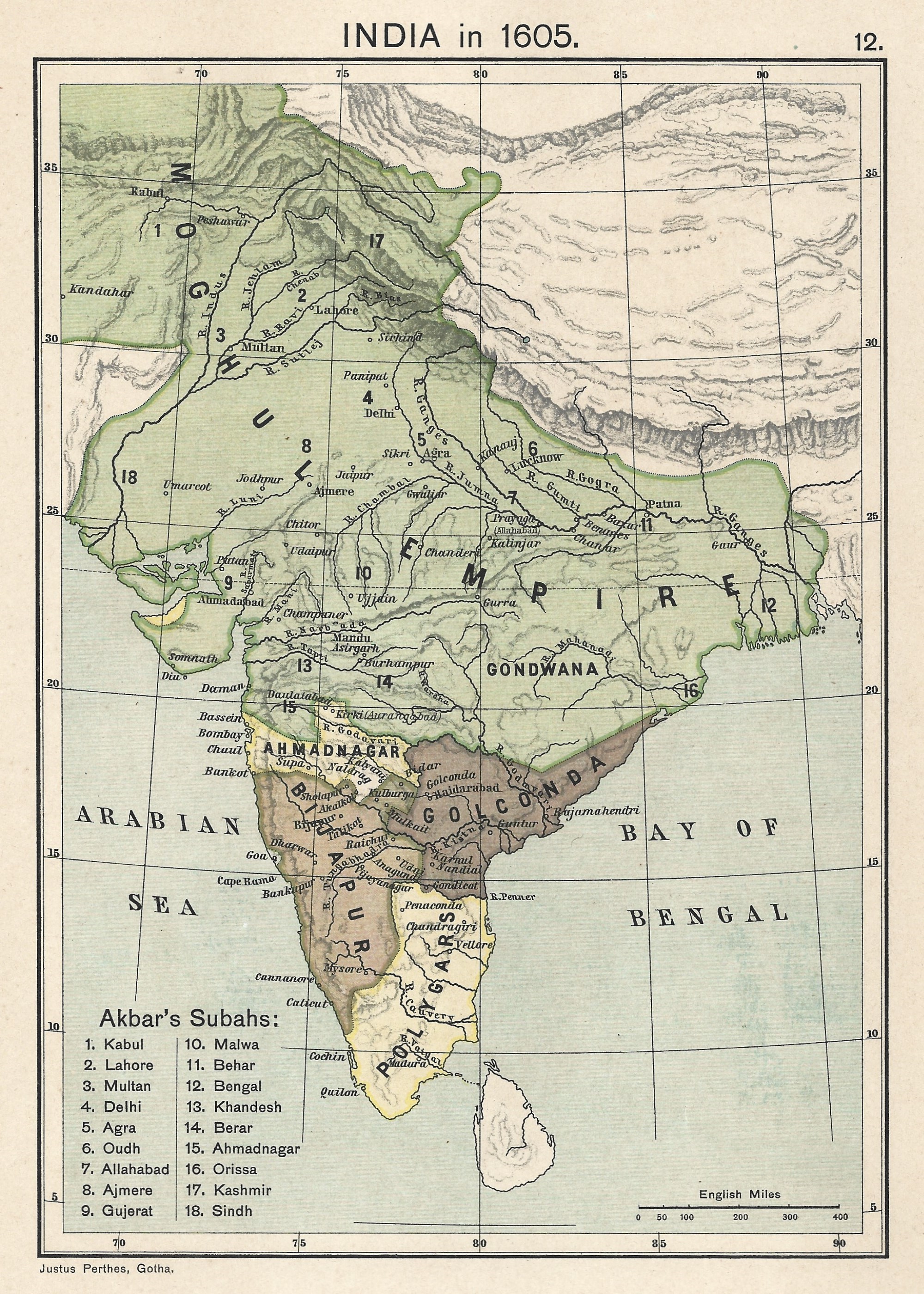 India 1605 by Chas. Joppen 1907