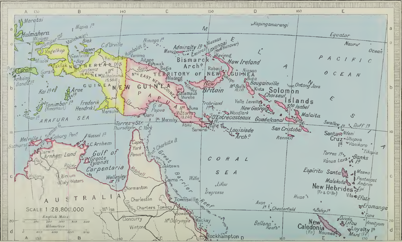 Melanesia. Barthomew 1954